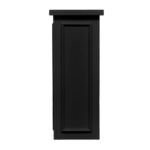 Stage Façade 12" x 34" Black Stage Facade Post with 14" Top - Image 3