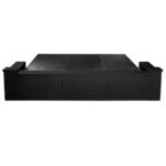 Stage Façade 12" x 34" Black Stage Facade Post with 14" Top - Image 6