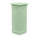 Stage Façade 12" x 34" Sage Green Stage Facade Post with 14" Top - Image 2