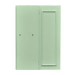 Stage Façade 12" x 34" Sage Green Stage Facade Post with 14" Top - Image 5