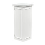 Stage Façade 12" x 34" White Stage Facade Post with 14" Top - Image 2