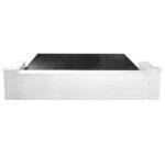 Stage Façade 12" x 34" White Stage Facade Post with 14" Top - Image 6