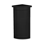 Stage Façade 12" x 34" Black Rounded Stage Facade Post - Image 5