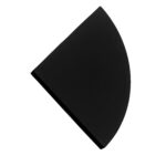 Stage Façade 12" x 34" Black Rounded Stage Facade Post - Image 10