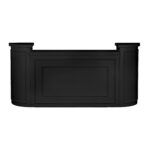 Stage Façade 12" x 34" Black Rounded Stage Facade Post - Image 11