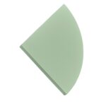 Stage Façade 12" x 34" Sage Green Rounded Stage Facade Post - Image 10