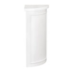 Stage Façade 12" x 34" White Rounded Stage Facade Post - Image 2