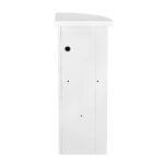 Stage Façade 12" x 34" White Rounded Stage Facade Post - Image 3