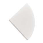 Stage Façade 12" x 34" White Rounded Stage Facade Post - Image 10