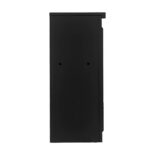 Stage Façade 48" Black Portable Stage Skirt Panel with Front Overhang - Image 5