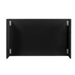 Stage Façade 48" Black Portable Stage Skirt Panel with Front Overhang - Image 6