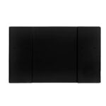 Stage Façade 48" Black Portable Stage Skirt Panel with Front Overhang - Image 7