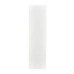Stage Façade 48" White Portable Stage Skirt Panel with Front Overhang - Image 9