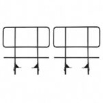 Titan Stages 4' Portable Stage Railing Set, 2-Pack